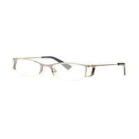 Gafas Ópticas de Metal de Media Montura, Diseño Moderno, Patillas Elegantes, Cómodas, Personalizables, Unisex, para Todas las Formas de Rostro, Envío Rápido