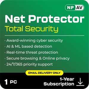Logiciel antivirus Net Protector Total Security 2026, licence pour 10 utilisateurs, 3 ans, protection informatique et Internet - Product Image 5
