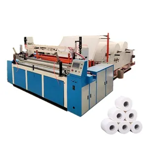 Small Business Ideas Automatic Tissue Toilet Paper Rewinding Cutting Sealing Machine