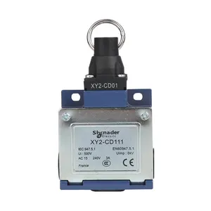 XY2CD111 Safety Cable Switch With Emergency Stop Travel Limit Features IP65 Protection Level 3A Max. Current 240V Max. Voltage