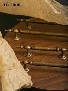 <strong>Antique</strong> Brass Cabinet Handles / Bronze Furniture Handles for Kitchen Home Wardrobe Door Pulls Kitchen Shoe Box <strong>Drawer</strong> <strong>Knobs</strong> - Product Image 3