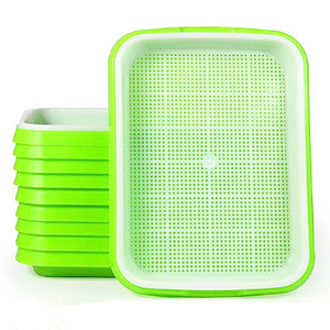 Vassoio Micro verde autodidatta doppio vassoio idroponico per vivaio - Product Image 4