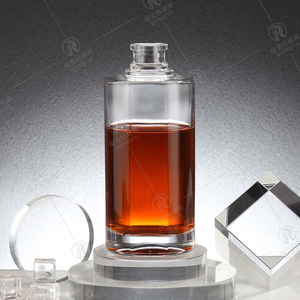 Tùy chỉnh vòng 375ml 500ml 750ml <span class=keywords><strong>Flint</strong></span> Thủy Tinh Rượu Vodka Gin chai Nhà cung cấp botella de vidrio - Product Image 2