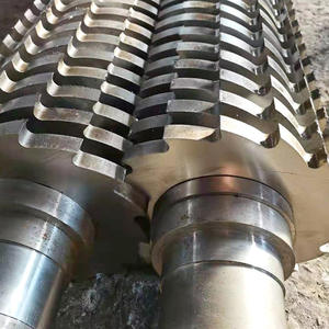 2021 Kleiner Doppelwellen-Gummirecycling-Brecher / Metallschredder für Industrielle Altreifenbehandlung - Product Image 4