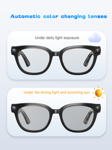 Gafas Inteligentes con IA 2026, Cámara <span class=keywords><strong>de</strong></span> 13MP, Grabación <span class=keywords><strong>de</strong></span> Video 4K, Lentes Electrocrómicas, Traducción en Tiempo Real, para Hombre y Mujer - Product Image 4