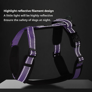 <span class=keywords><strong>Harnais</strong></span> <span class=keywords><strong>pour</strong></span> animaux <span class=keywords><strong>de</strong></span> compagnie en néoprène à la mode nouvelle laisse <span class=keywords><strong>de</strong></span> <span class=keywords><strong>chien</strong></span> légère <span class=keywords><strong>pour</strong></span> chiens <span class=keywords><strong>de</strong></span> taille moyenne <span class=keywords><strong>harnais</strong></span> réfléchissant sans traction lait en soie - Product Image 3