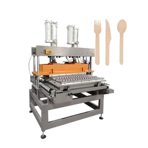 Wooden Cutlery And Sticks Making Machines Disposable Forks Molding Machine Wood Ice Cream Spoon Machine