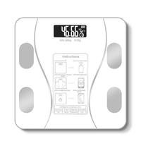 Báscula Digital Inteligente de Bajo Precio con Bluetooth y Función de IMC, Báscula de Grasa Corporal Inteligente, Báscula Electrónica Personal de 180 kg
