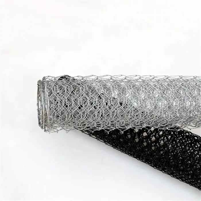 Precio de fábrica SS Acero inoxidable/Galvanizado/PVC Recubierto Hexagonal Pollo Conejo Valla de malla de alambre Malla de alambre hexagonal