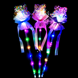 Weihnachts baum LED <span class=keywords><strong>Magic</strong></span> Fairy Stick Zauberstäbe Rave Toy Light-up <span class=keywords><strong>Magic</strong></span> <span class=keywords><strong>Ball</strong></span> <span class=keywords><strong>Wand</strong></span> Leucht stab für Geburtstage Neuheit Kinderspiel zeug - Product Image 5