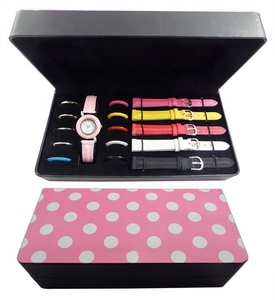New Design Custom <strong>Interchangeable</strong> <strong>Watch</strong> Bands Girls Gift <strong>Set</strong> Beautiful Printing Box Changeable Belts Colors Women <strong>Watches</strong> - Product Image 6