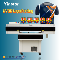 Nouvelle arrivée : machine d'impression de badges à grande vitesse à 4 têtes, machine à plat UV, imprimante UV 3D pour logo sur jersey en TPU