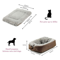Lit pour chat en forme de canapé grattoir, marron, personnalisable, économique, faible MOQ, vente en gros, confortable et chaud, pour animaux de compagnie, en vrac