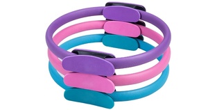 Anneau de Pilates antidérapant et souple, <span class=keywords><strong>cercle</strong></span> magique de yoga <span class=keywords><strong>pour</strong></span> exercices de renforcement des muscles du plancher pelvien, des jambes, des <span class=keywords><strong>cuisses</strong></span> et des fesses - Product Image 6