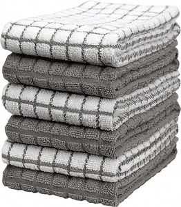 Serviette de cuisine en coton biologique 100% absorbant l'eau, personnalisée et promotionnelle - Product Image 1