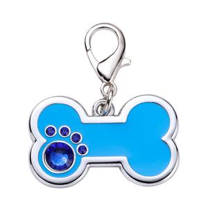 Anti-Lost Animal Theme Pet Laser <b>Engraved</b> ID <b>Tag</b> Zinc Alloy <b>Dog</b> Bone Shape <b>Dog</b> <b>Tag</b> - Product Image 3