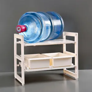 Panier <span class=keywords><strong>de</strong></span> rangement en acier inoxydable, 2 niveaux <span class=keywords><strong>de</strong></span> stockage, étagère <span class=keywords><strong>de</strong></span> cuisine, unité sous l'évier, <span class=keywords><strong>organisateur</strong></span> - Product Image 4