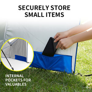 <span class=keywords><strong>Parasol</strong></span> de plage extérieur UPF50, abri solaire pour sports, abri portable de grande taille, <span class=keywords><strong>protection</strong></span> contre les intempéries, camping, événements - Product Image 5