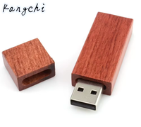 Flashdisk Kayu Walnut Bambu Maple Tipis dengan Logo Grafir Laser Custom USB 2.0 3.0 Pendrive Memory Stick beserta Kotak Hadiah