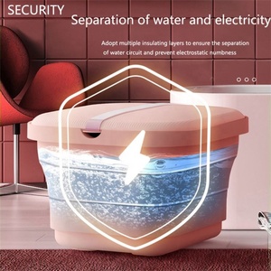 Masajeador de Pies Eléctrico Plegable JAMOOZ de 500W con <span class=keywords><strong>Fisioterapia</strong></span> Infrarroja, Baño de Burbujas, Desintoxicación Iónica y Calentamiento - Product Image 3