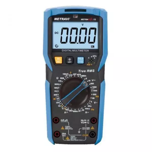 Multímetro Digital Metravi Metrasafe-10 TRMS 0-1000V 0-20A, Resistente al Polvo, Pantalla de 4 Dígitos, Indicador de Batería Baja, Precisión (0.1%+4) - Product Image 3