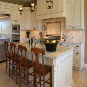 ตู้ครัวสไตล์โมเดิร์นร่วมสมัย ลายไม้โอ๊คแบบเชคเกอร์ ดีไซน์แผ่นเรียบ  วัสดุฟอร์มิก้า - Product Image 3