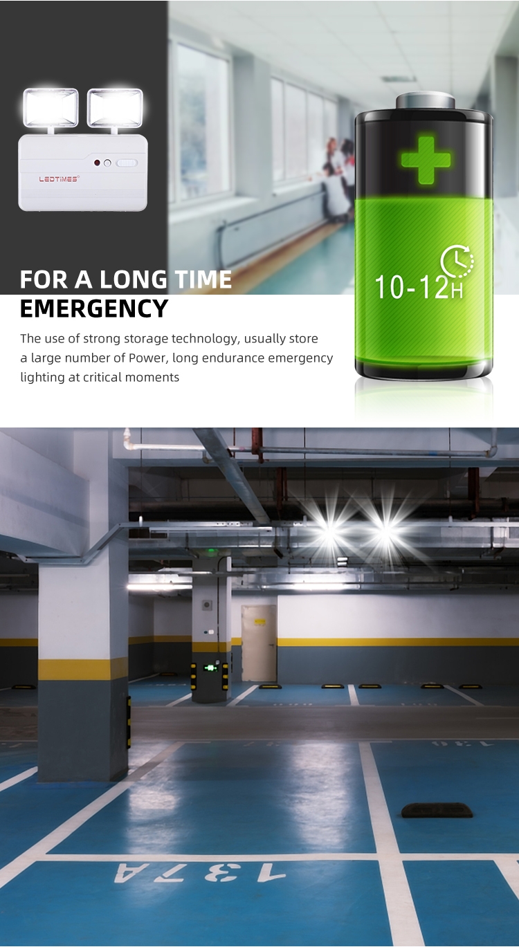 LEDTIMES Easy Installation Adjustable Indoor Hospital Smd 0.2watt Portable Rechargeable Led Emergency Light