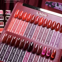 ZRKGEL Ladai Nouvelle Arrivée – Kit de Vernis à Ongles Gel Ankara Rouge 24 Couleurs, Sans HEMA ni TPO, UV LED, Soak Off, Haute Pigmentation