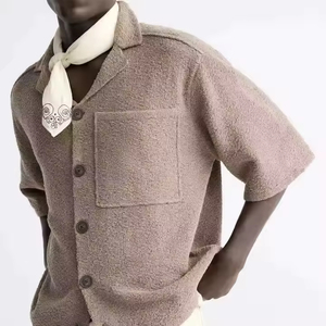 Maglione <span class=keywords><strong>Polo</strong></span> Estivo da Uomo in Maglia a Maniche Corte con Bottoni e Tasche, Design Personalizzato con Logo, Stile Casual e alla Moda - Product Image 2