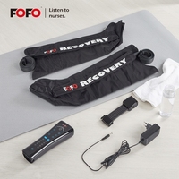 Geräuscharme Plug-in Fuß- und Beinmassage-Stiefel mit 4/6 Kammern, 30-250 mmHg Druckkompression, Regeneration und Zeitsteuerung