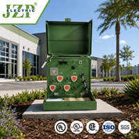 Transformateur de distribution monophasé JZP ZGD 100 kVA 11 kV 50/60 Hz ONAF monté sur socle pour systèmes de distribution