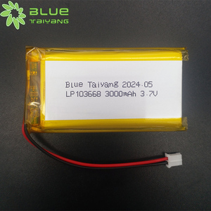 Azul Taiyang 103668 batería de litio plana recargable 11.1wh polímero de litio recargable 3,7 <span class=keywords><strong>V</strong></span> 3000mAh - Product Image 1