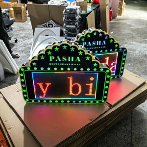 Lập trình cuộn màn hình Bảng tin LED chiếu sáng điều khiển từ xa đầy màu sắc màn hình lớn cầm tay - Product Image 2