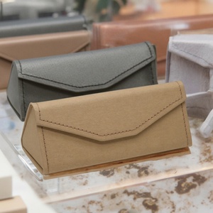 ECO-Friendly Natural Kraft Paper <b>Sunglasses</b> <b>Case</b> Foldable Triangle <b>Sunglasses</b> <b>Case</b> Custom Eyeglass Holder <b>Sunglass</b> Eyewear <b>Case</b> - Product Image 2