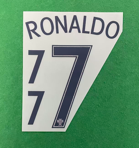 Livraison Gratuite – Nouveau Patch de Football Rétro 2012 <span class=keywords><strong>RONALDO</strong></span> <span class=keywords><strong>FIGO</strong></span> NANI – Matériaux Flocage et Impression Thermocollante pour Maillot de Domicile - Product Image 4