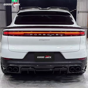 ชุดแต่งคาร์บอนไฟเบอร์แห้ง ชิ้นส่วนตัวถัง สปอยเลอร์หลังทรง Ducktail สำหรับรถ Porsche Cayenne Coupe 9Y3 ปี 2020-2025 - Product Image 4