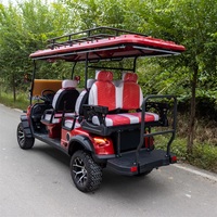 Voiturette de golf MAYTOP neuve à 6 places, à essence, importée de Chine, homologuée pour la route