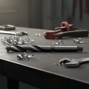 Foret hélicoïdal à tige conique Fervi 12 mm en acier rapide pour perçage du métal - Product Image 3