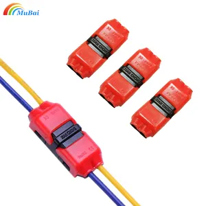 Grosir Koneksi Tegangan Rendah Konektor Kawat Kecil 2 Cara Universal Kabel Kompak I Bentuk Terminal untuk 20-24AWG
