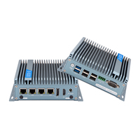 Mini PC Industrial Integrado Sin Ventilador N95/N100/J1900/J6412 con Windows 10/11/Linux, 2*LAN, 6*USB, 2*COM, 1*HDMI, 1*VGA