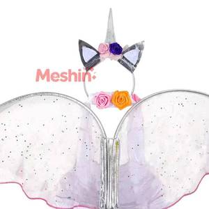 Robe en gaze licorne colorée et mignonne pour filles, idéale pour les spectacles et événements festifs - Product Image 3