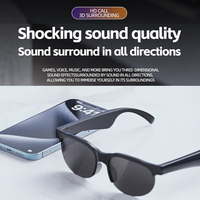 Lunettes de soleil stéréo XG88 avec écouteurs sans fil, appels Bluetooth, lunettes intelligentes pour le sport en extérieur, assistant vocal, écoute de musique