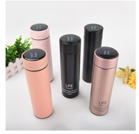 Bouteille d'eau intelligente étanche pratique portable isolée en acier inoxydable