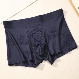 Calzoncillos bóxer CELINNE para hombre, de corte medio, estampados, de algodón suave con spandex, transpirables, de punto. - Product Image 6