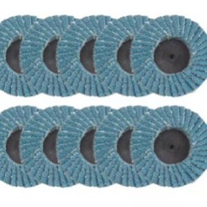 Discos de Láminas Kangxin de 2 Pulgadas (50 mm) y 3 Pulgadas (75 mm) de Zirconio Azul, Discos Abrasivos de Tela para Lijar y Pulir Metal y Madera - Product Image 2
