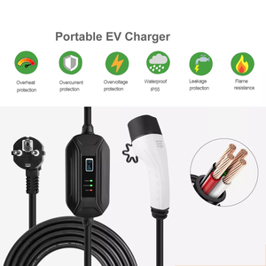 Latest 16A EV Portable Charger Type 2 3.5kw Safe Adjustable <b>Car</b> Ev Home FE-AM2-16 Safe Adjustable Ensures Secure - Product Image 6