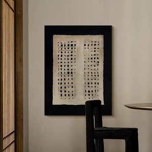 Dafen Village Oil Painting Wabi Sabi Style Hand Painted Metal Frame Wall <b>Art</b> For Living Room Background Decor - Product Image 1