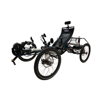 Quadricycle électrique 48V 500W à double suspension pour adultes, avec porte-bagages, idéal pour le tourisme