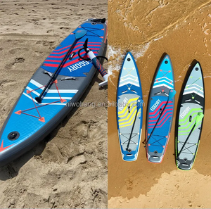 <span class=keywords><strong>Surf</strong></span> inflable de alta calidad sup 12,6 'stand up paddleboard con aletas - Product Image 3