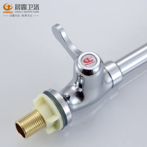 ก๊อกน้ำอ่างล้างหน้าแบบก้านเดี่ยว Chenlu 4 รูติดตั้งบนเคาน์เตอร์ สแตนเลส สำหรับน้ำเย็น - Product Image 3